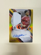 2024-25 Topps Merlin UEFA Chido Obi RC Auto Official Match Ball Gold #18/50