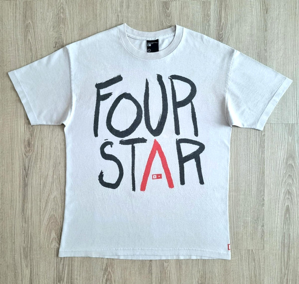 Vintage FOURSTAR Skate Shirt L Girl Skateboards Chocolate Crailtap Eric Koston