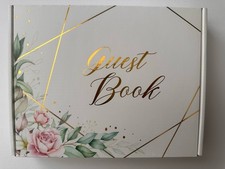 Guest Book for visitors and guests to sign at a party, wedding, baby or bridal