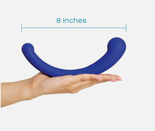 plusOne Dual Vibrating Arc Personal Massager, 1 Count Pack of 1 , Purple