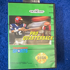 Tradewest Pro Quarterback (1992) Sega Genesis Complete w/ Case & Manual