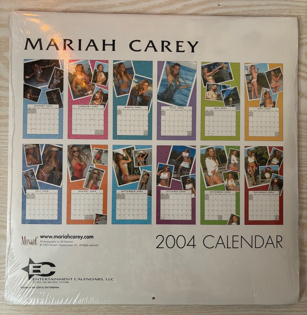 Mariah Carey 2004 Calendar Mega Rare Sealed | eBay
