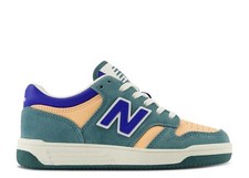 New Balance Kids' 480 Sneakers - New Spruce/Orange