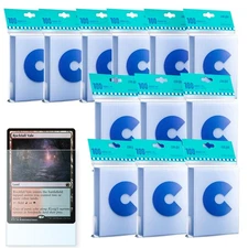 1200 Pack Exact Fit Card Sleeves, Perfect Fit Inner Sleeves Ideal for Double-