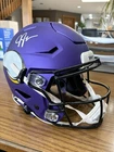 Justin Jefferson Signed Autographed Vikings Speed Flex Authentic Helmet Beckett