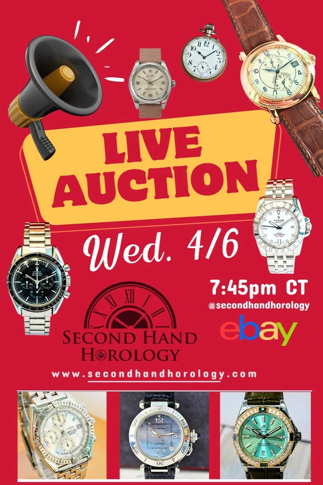 HIGH $ & $1 STARTS Vintage & Modern Icons + Watch Talk Live!