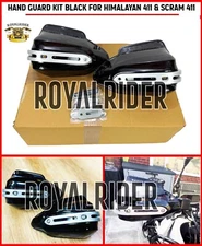 "HAND GUARD KIT, BLACK" FIT FOR ROYAL ENFIELD HIMALAYAN 411 & SCRAM 411
