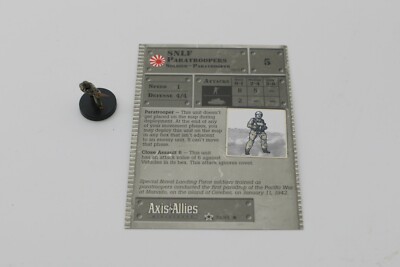 Axis & Allies  Base Set II SNLF PARATROOPERS #39
