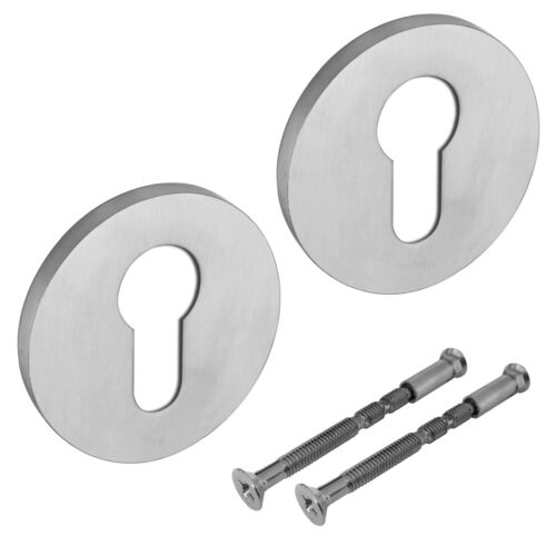 Rosette pair profile cylinder PZ stainless steel rosette door handle cover key - Picture 2 of 3