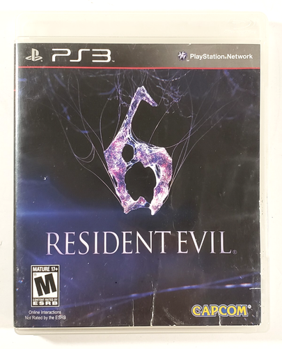 Resident Evil 6 (Sony PlayStation 3, 2012) Capcom PS3 Case & Game - Tested