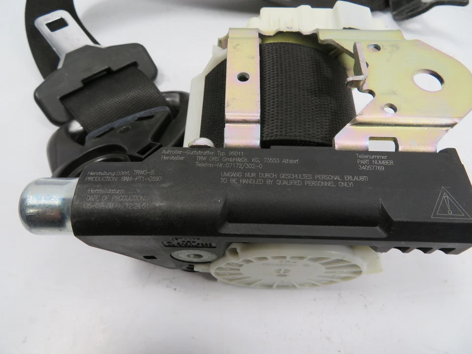Cinturón de seguridad BMW Z4 E89, pasajero derecho 72119137950 Foto 4 de 4