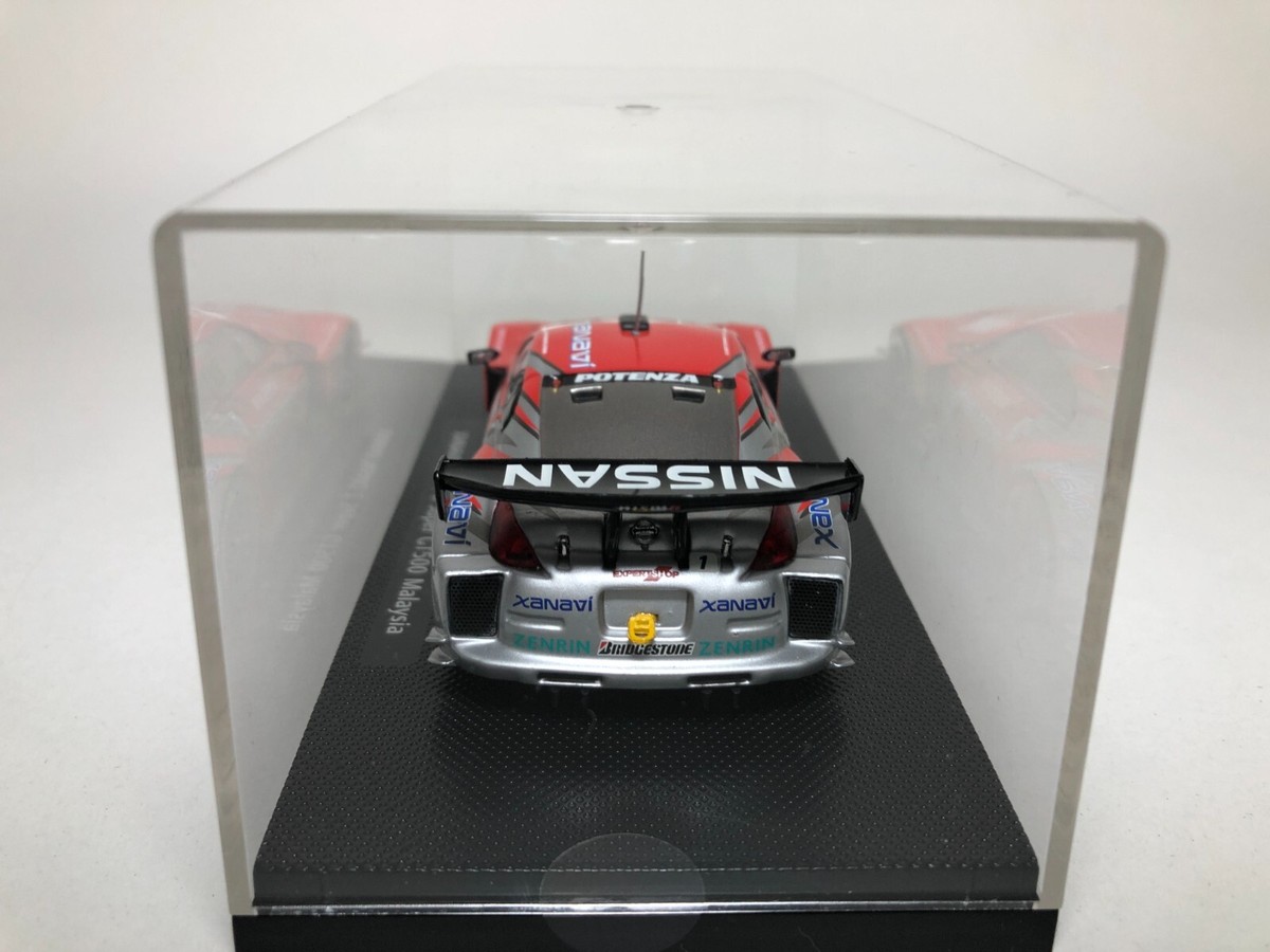 1/43 EBBRO SUPER GT 2005 XANAVI NISMO Z MALAYSIA SILVER/RED