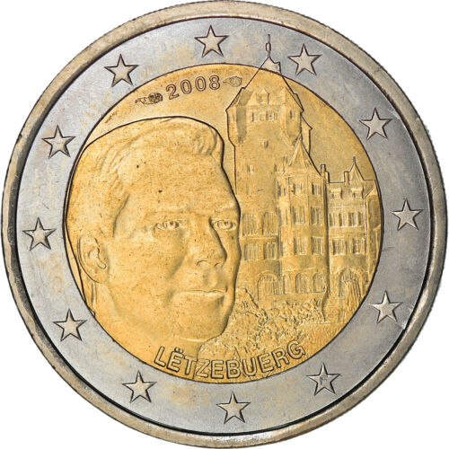 [#371980] Luxemburg, 2 Euro, Grand-Duc Henri, 2008, Paris, UNZ, Bi-Metallic, KM: - Picture 1 of 2