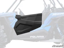 SuperATV Heavy Duty Full Plastic Doors for Polaris RZR Turbo XP (2016+) - Black
