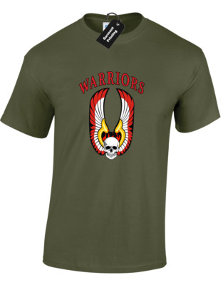 WARRIORS LOGO HERREN T-SHIRT RETRO GANG FILM KULT TV KLASSIKER FILMDESIGN (COL)