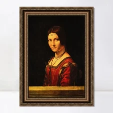 Framed Canvas Art Giclee Print Andrea Ravo Mattoni by Leonardo da Vinci Wall Art