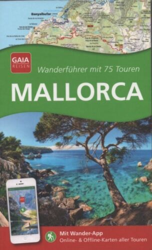 Mallorca Gaia Reisen Wanderführer mit Wander App Kompass Karten - Foto 1 di 1