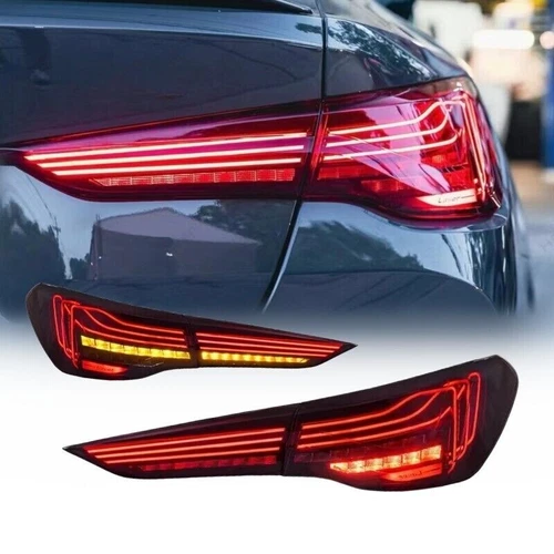LED Tail Lights For BMW 4 Series M4 G22 G23 G26 G82 G83 2020-23 Rear Brake Lamps