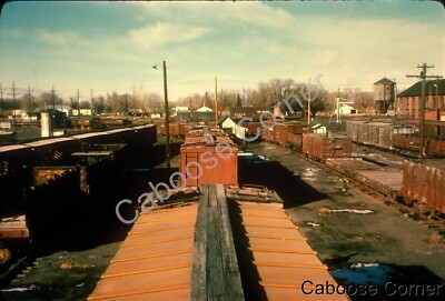 D&RGW Railroad Alamosa Car Shop Yard 1-71 35mm Kodachrome Dia Al Chione (3246)