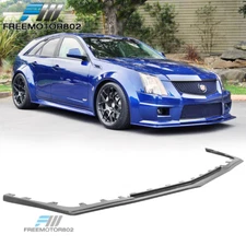 Fits 08-15 Cadillac CTS V Sedan H Style Front Bumper Valance Spoiler Lip PU