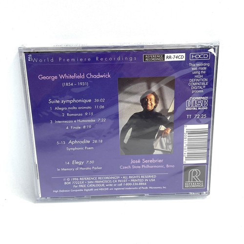 Chadwick: Suite Symphonique, Elegy, Aphrodite CD, Sep-2004, Reference Recordings - Picture 2 of 2