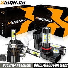 4x H4 Led Headlight H11 Fog Lights Bulbs For Pontiac Vibe 2003-2008