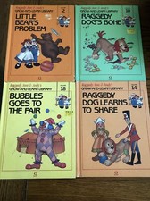 Vintage Books Rare Raggedy Ann and Andy's Grow And Learn Library - Lot of 4