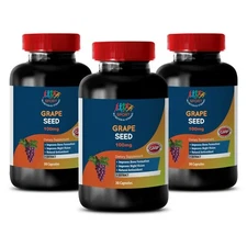 dietary supplement - GRAPE SEED EXTRACT 100mg - weight loss energy 3 Bottles