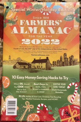 Farmers Almanac for the Year 2022 Special Winter/Holiday Edition