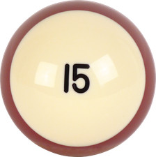 Individual Aramith 15 Crown Standard Replacement Pool Ball - RBCB