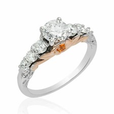 1Ct White Round Cut Stone Engagement Wedding Ring In Solid 925 Sterling Silver