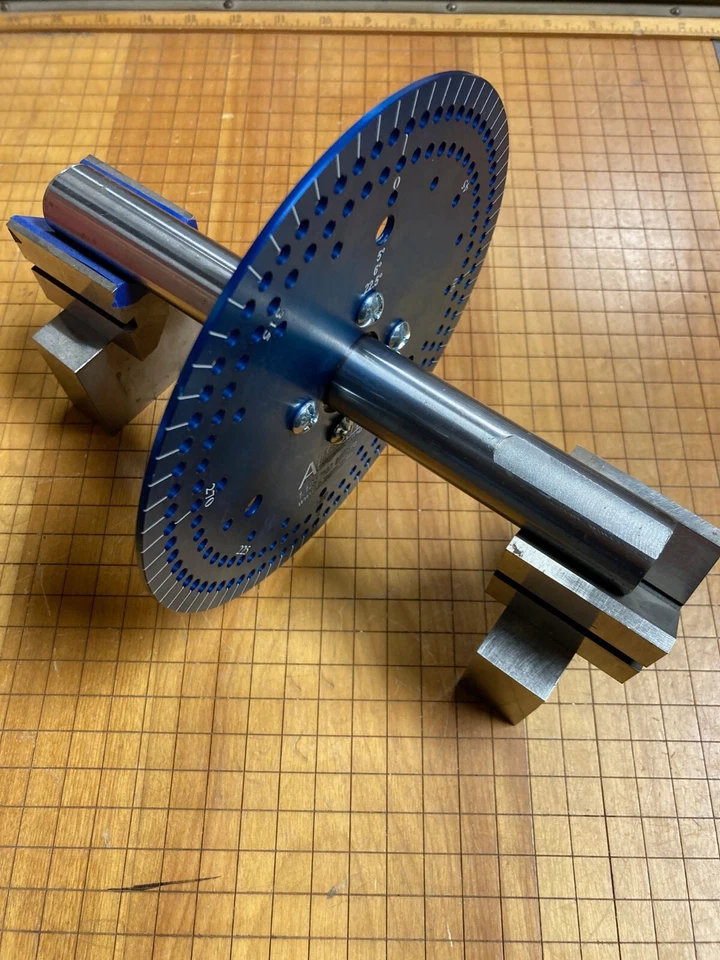 Placa indexadora con brida de 1" para proyecto de torno motor ornamental/rosa ¿o? Foto 4 de 4