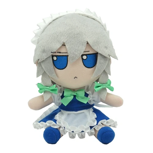 TouHou Project Daily Izayoi Sakuya Plush Doll Fumo Fumo 20CM Anime Stuffed Toy - Bild 2 von 6