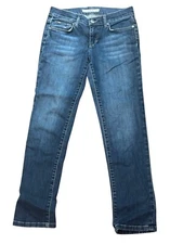 Joes Jeans Womens Fit-Ankle Cigarette Denim Jeans Size 26 W Blue Cotton & Elasta
