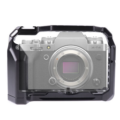 CNC Aluminum Camera Cage Rig with Cold Shoe 1/4'' 3/8'' for Fujifilm Fuji X-T4 XT4
