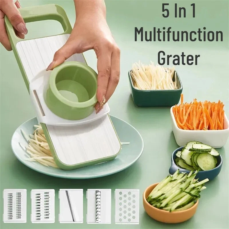 Stainless Safety Vegetable Slicer Cutter Chopper Fruit Food Dicer Kitchen Onion