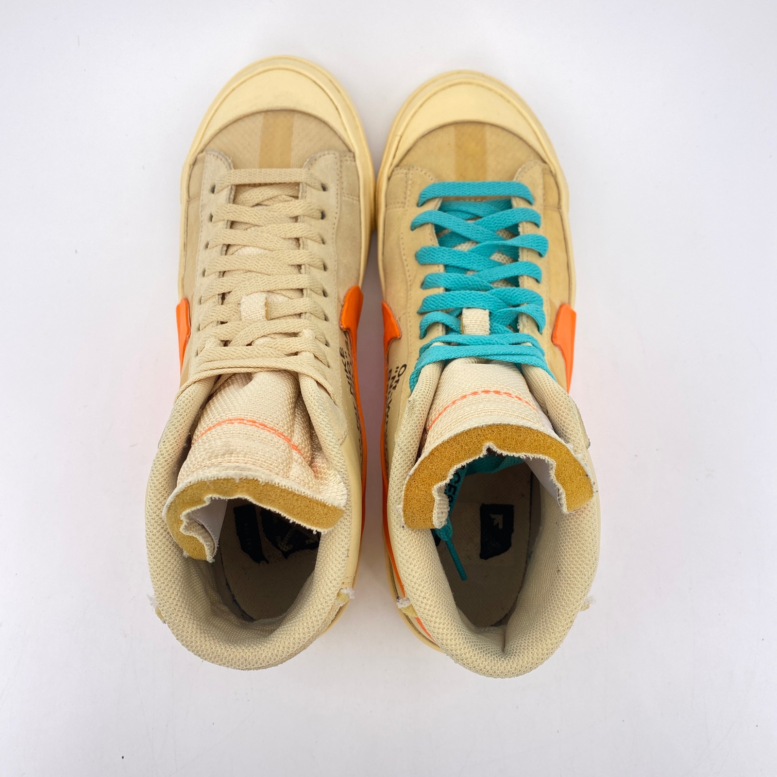 OFF WHITE X NIKE Nike Blazer Mid "ALL HALLOWS EVE" 2019 Taglia 9 aa3832 700 (1 3259)