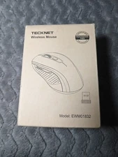 TECKNET Bluetooth Wireless Mouse w/USB Nano Receiver EWM01832 BLACK