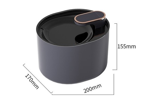 Fuente de Agua para Mascotas LED 3L 30db Gato Perro Dispensador Beber + 2 Almohadillas Filtradoras - Imagen 3 de 8