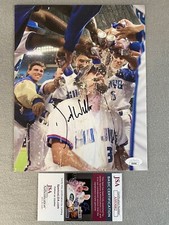 TORONTO BLUE JAYS- DAVID WELLS AUTOGRAPH 8x10 PHOTO 9/21/2000 SEASON WIN #20 JSA