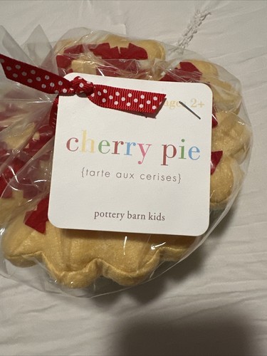 Keramikscheune Kinder weicher Filz spielen Essen vorgeben Kirschkuchen NEU nicht mehr verkauft - Bild 2 von 6