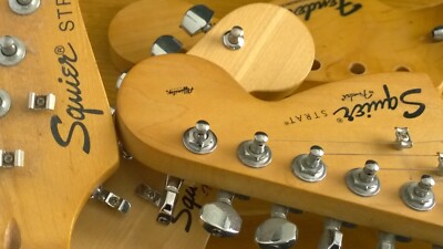 Ersetzen Sie hier Ihren Squier Stratocaster oder Telecaster Maschinenkopf Stimmwirbel