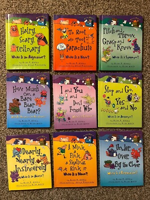 Brian P Cleary Words Are CATegorical LOT of 9 hardcover books What Is A Noun?