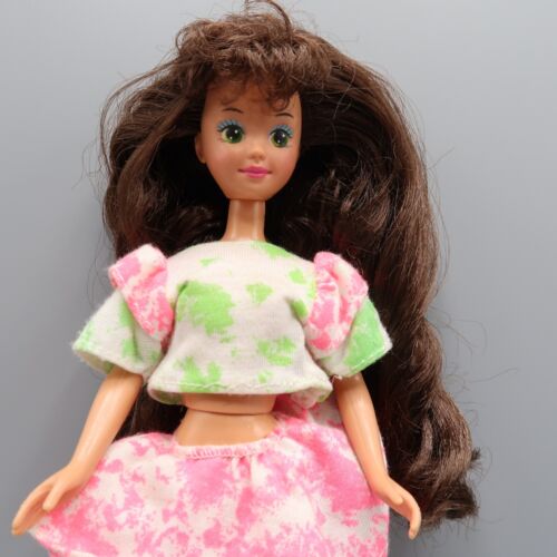 Babysitter Courtney Barbie 1987 Mattel Brown Hair 10" Vintage Doll - Afbeelding 1 van 6