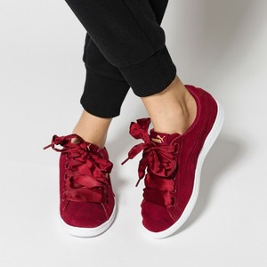 basket puma femme rouge bordeaux