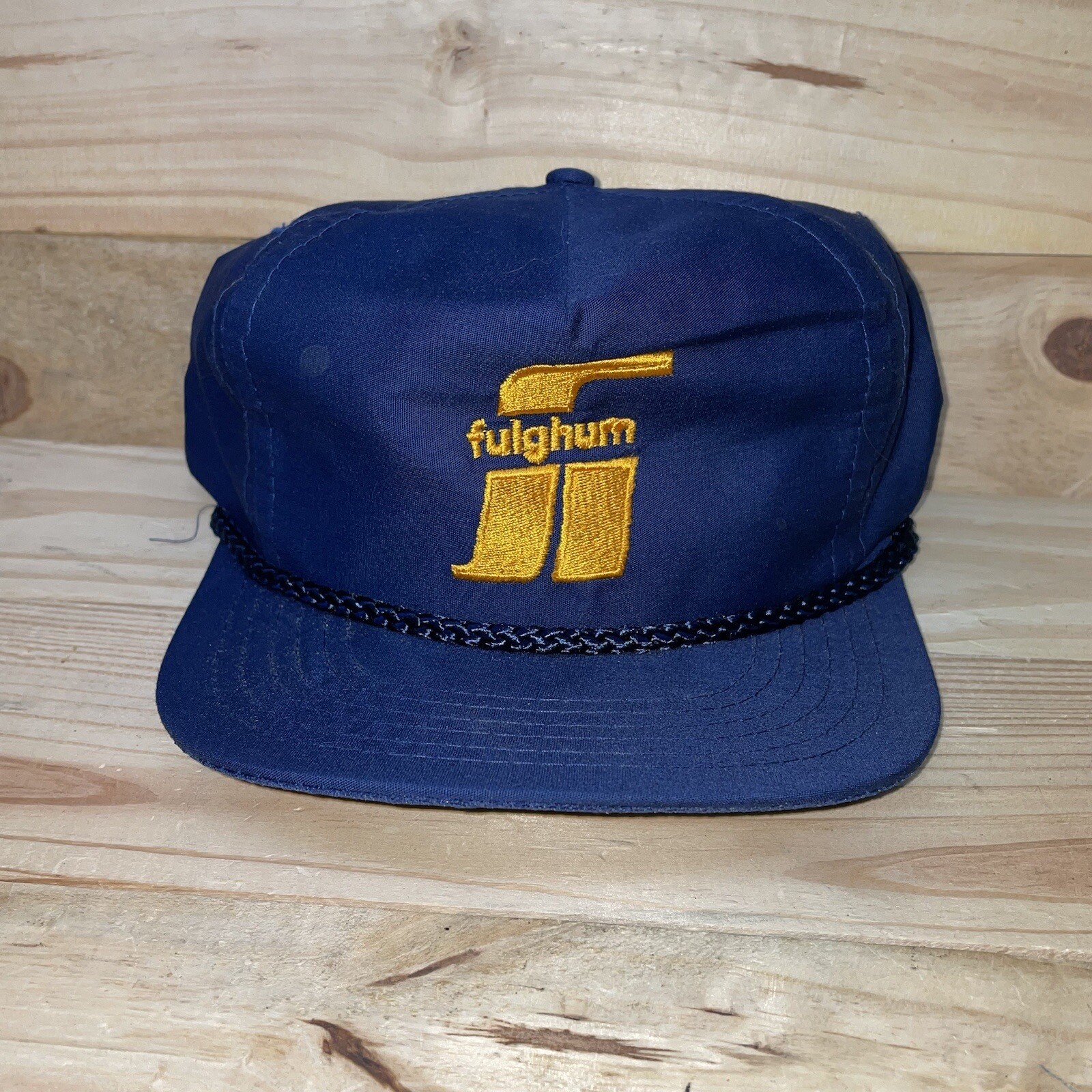 Vintage Navy Trucker SnapBack Rope Cap Fulghum Designer Award