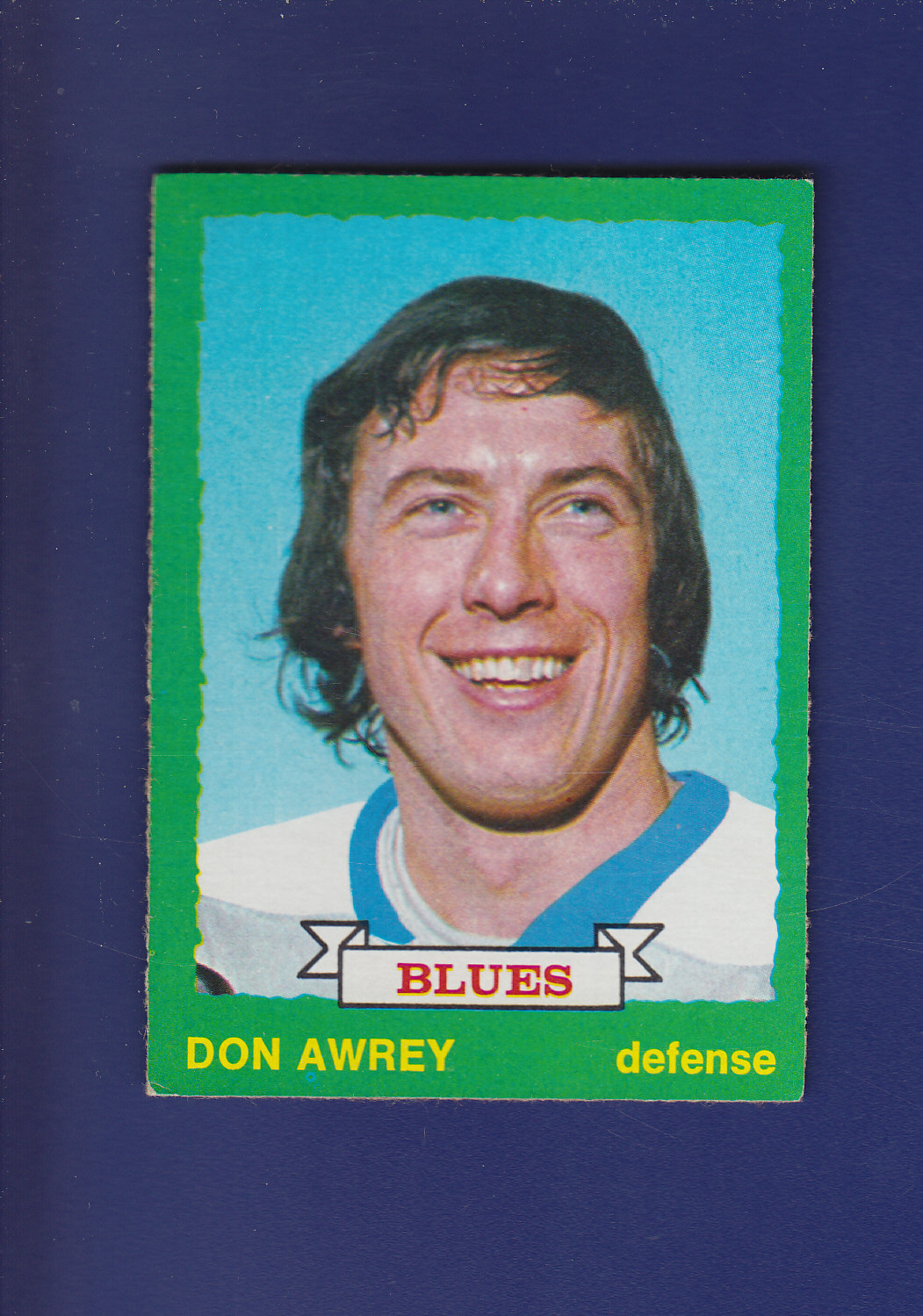 Don Awrey 1973-74 O-PEE-CHEE OPC NHL Hockey #240 (EX+) St. Louis Blues