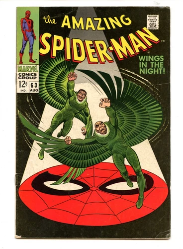Amazing Spider-Man 63 nice VG/VG+ and at least one too many Vultures