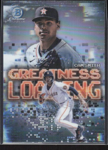 2025 Bowman #GL-4 Cam Smith Greatness Loading Houston Astros - Picture 1 of 2