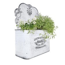 Metal Wall Planter Wall Mount Planter Wall Vases for Flowers Shabby Chic Wall...